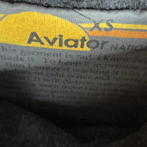 Aviator Nation Navy Blue Ninja Pullover Hoodie Zip Pocket Size X-Small - Picture 6 of 13